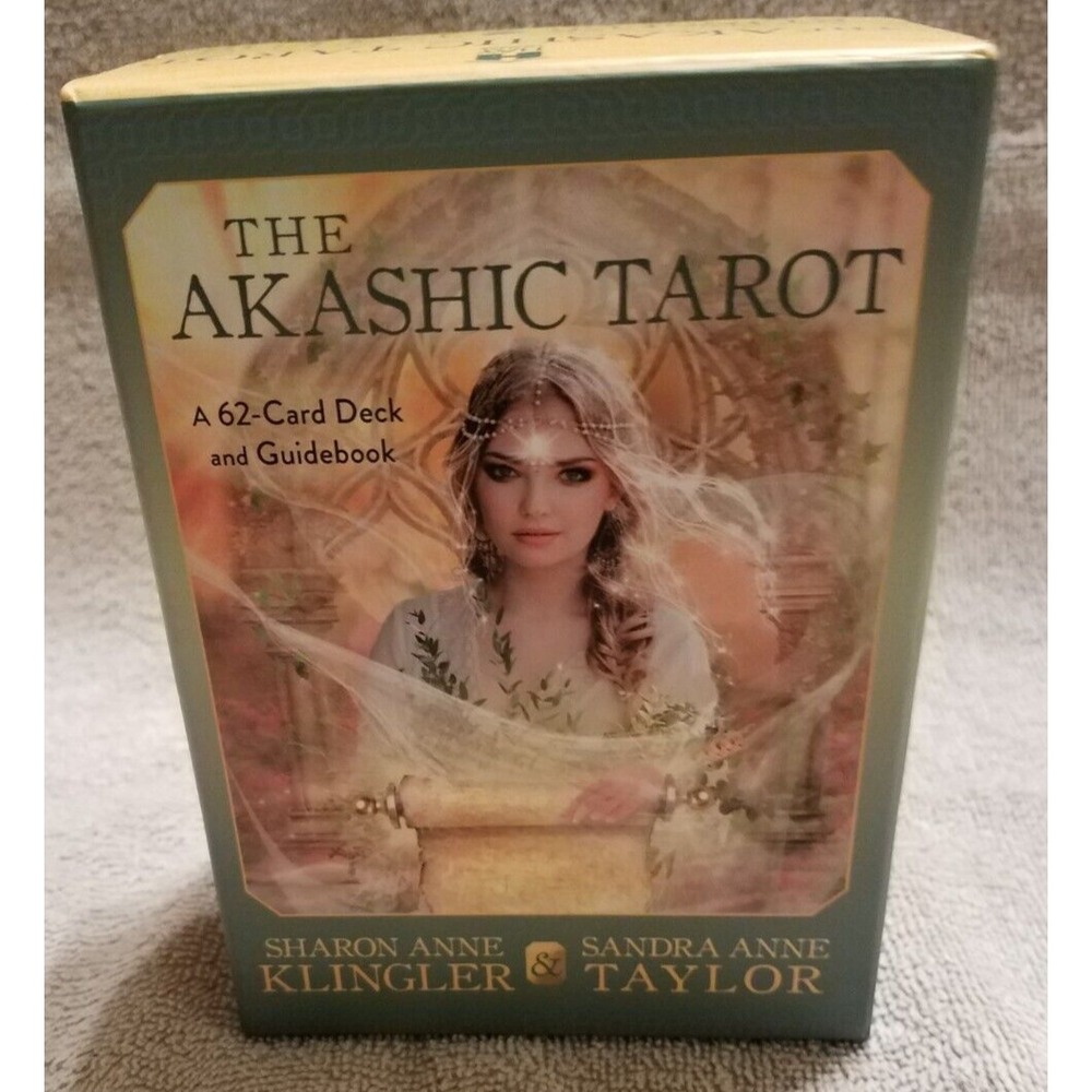The Akashic Tarot 62 Card Deck and Guidebook Great Condition